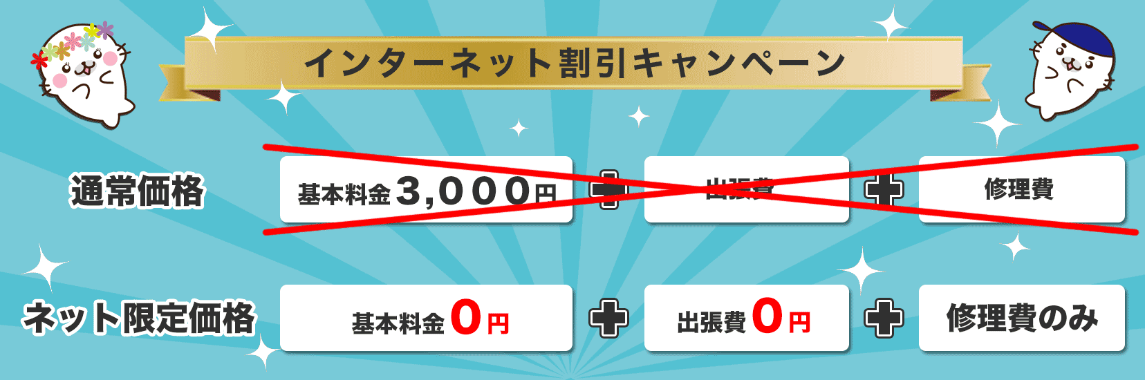 水漏れ修理が安い春日井市